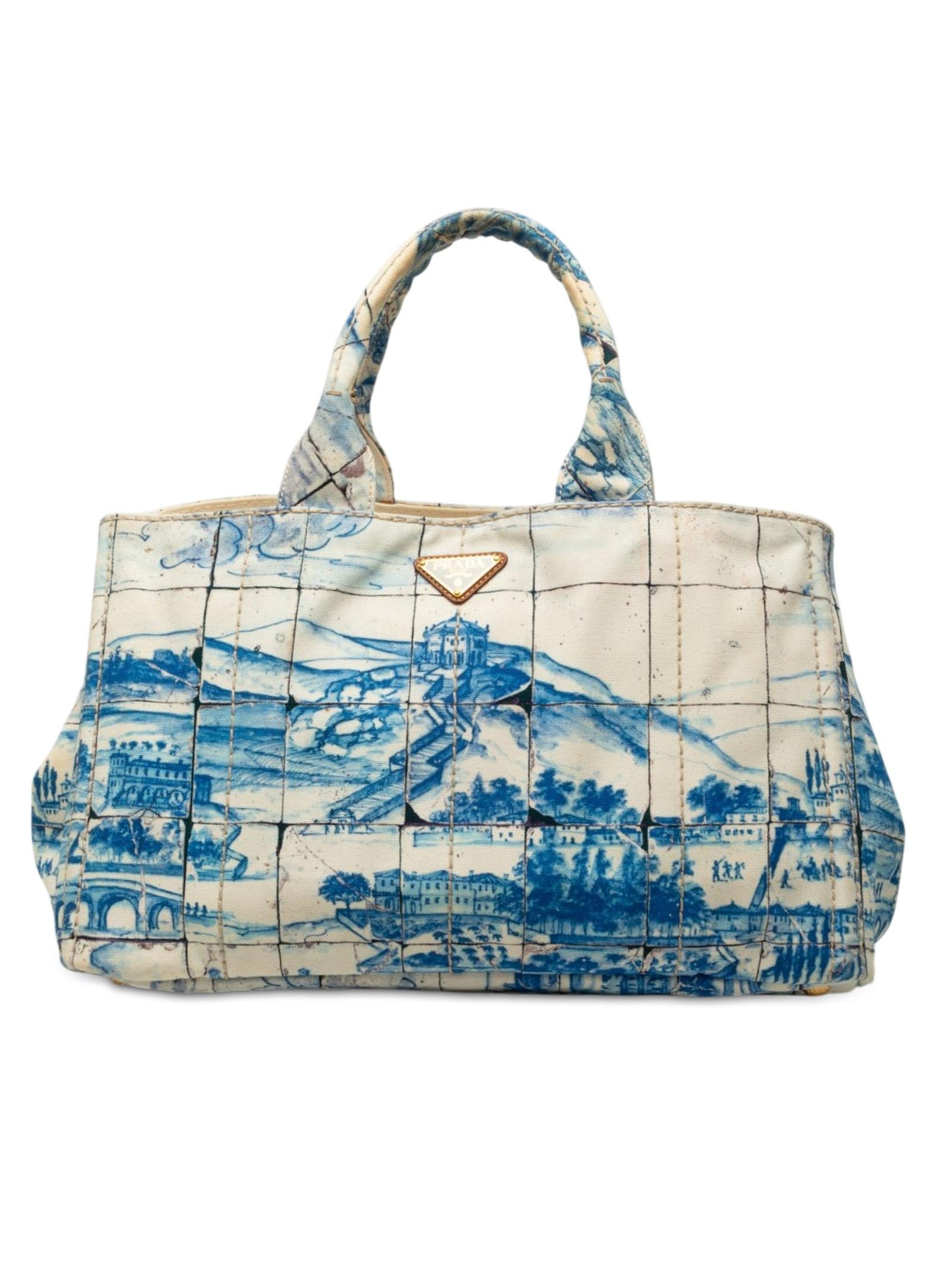 Prada Large Canvas Canapa Azulejos #324295p49b